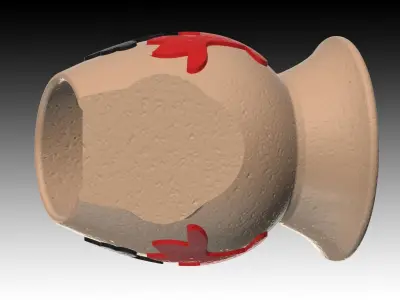 Aquarium-ornaments Octopus-pot -Goldfish- Free 3D print model