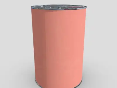 Tin Can 2 Low-poly 3D model