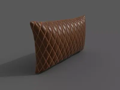 Cushion furniture Low-poly 3D model buy