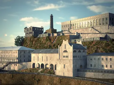Alcatraz 3D model