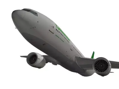 Boeing 777-200LR Turkmenistan Airlines 3D model