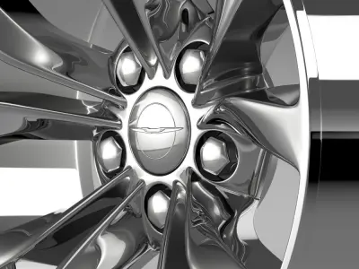 Chrysler 300 Limited 2015 rim 3D model