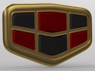 geely emgrand logo 3D model