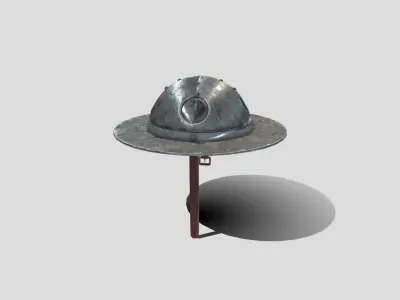 Medieval Sallet Low-poly 3D model