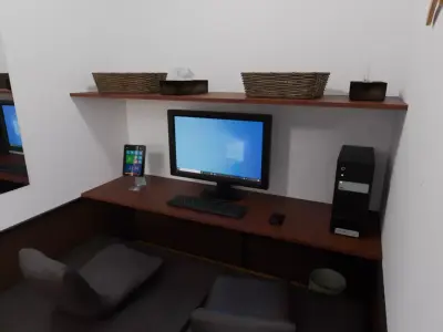Internet cafe pair room 3D model