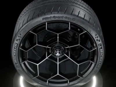 Michelin Pilot Sport Cup 2 325 30 ZR20 106Y 3D model