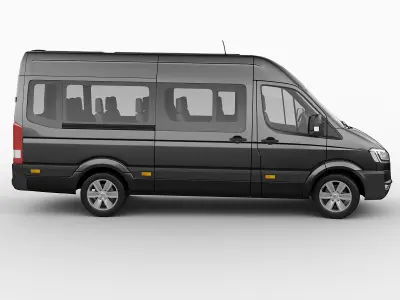 Hyundai H350 bus 2015 3D model