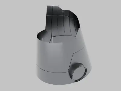 sci-fi post apocalyptic props 3D model