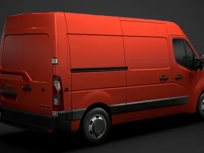 Vauxhall Movano L2H2 Van 2020 3D model