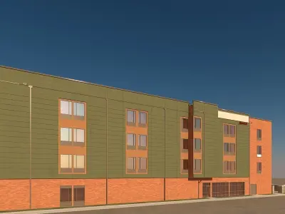 Hotel M1 3D model