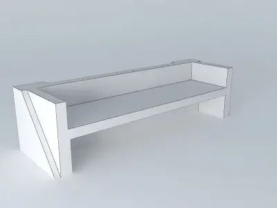 Reception table Free 3D model