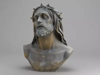 Christ bust 3D model