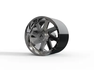 ASANTI WINDMILL WHEEL 3D MODEL 3D model