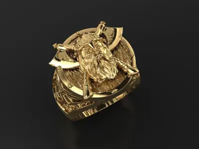 zbrush Ring collection 3D print model