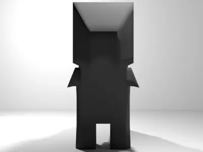 Origami - Dinosaur 3D model