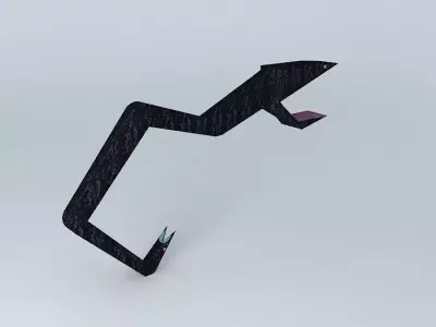 deep sea gulper eel Free 3D model