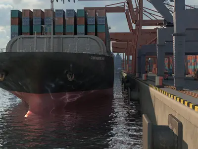 Shipping Port 3D model