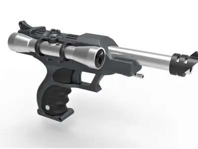 Captain Typho Blaster S-5 from Star Wars 3D model