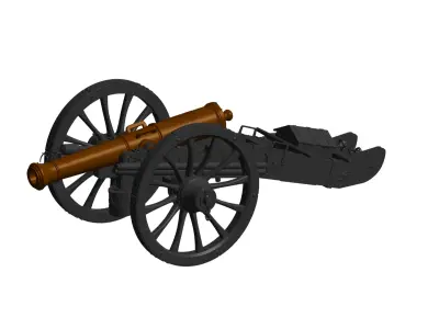 Pounder Cannon 3D model