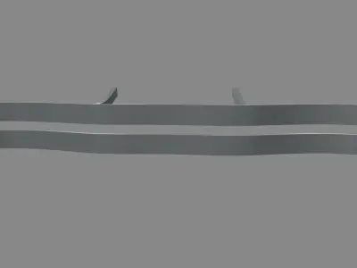 Bull Bar 02 Low-poly 3D model