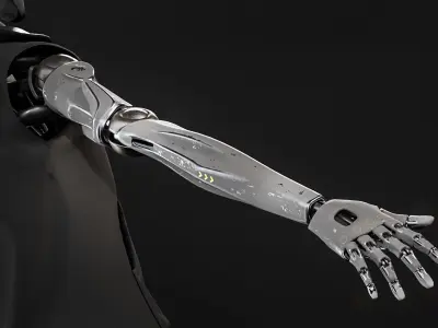 Urban Android - Cyberpunk Robot Free 3D model