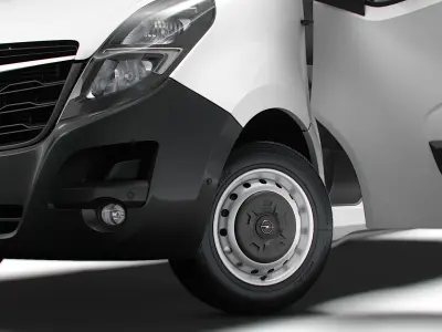 Opel Movano Van L4H3 HQ Interior 2021 3D model