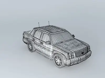 Royal Taxiways Cadillac Escalade EXT Free 3D model
