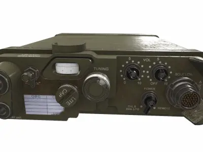 Radio military AN PRC-10 3D model