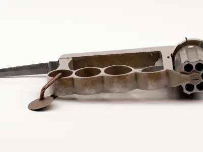 Apache revolver 3D model