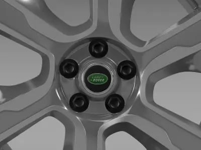 RangeRover Hybrid rim 3D model