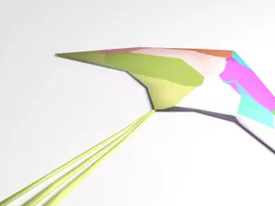 Arrow Kite 3D model