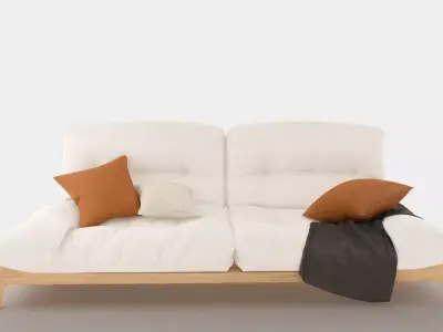 Cozy sofa Free 3D model