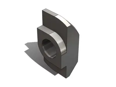 Porca Martelo Canal Channel 8 M5 Hammer Nut 3D model