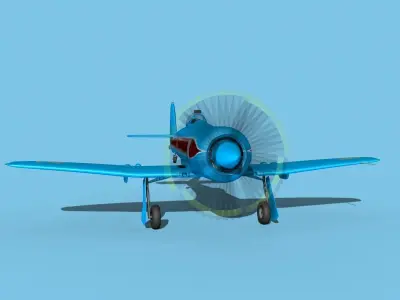 Hawker Sea Fury V21 Racer 3D model