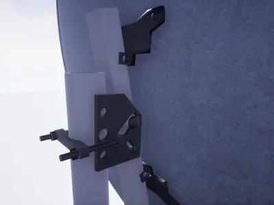 radio telescope 2 3D model Free low-poly 3D model