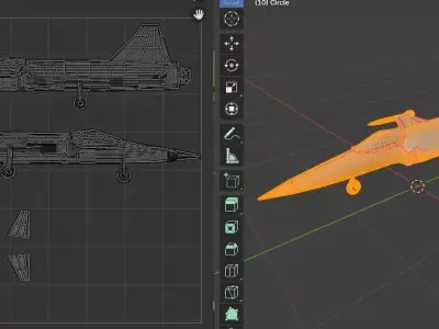 Low Poly Fighter Jet Game Ready Aerial Combat Vehicle FBX OBJ Low-poly 3D model