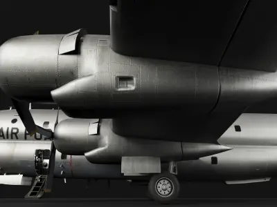 Boeing KC-97L Stratofreighter 3D model