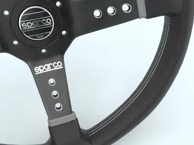 Steering Wheel Sparco L777 3D model