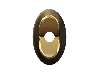 Simple fish bait bead spacer pendant and bracelet charm 3D print model