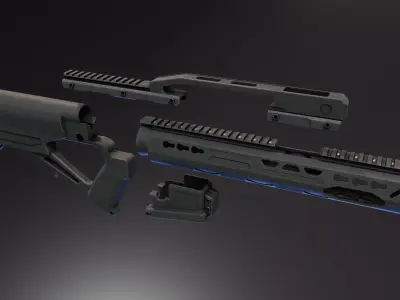 Blast AR Conversion Kit Low-poly 3D model