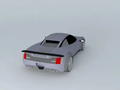 Combat Cyclone Supercharged V12 Free 3D model