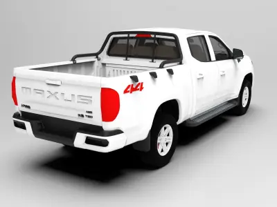 Maxus T60 Double Cab Free low-poly 3D model