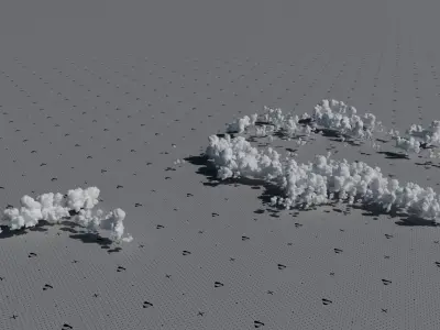 VDB Cumulonimbus Cloud Field 1 3D model