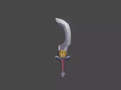 Zeloeman Sword A 52 Low-poly 3D model