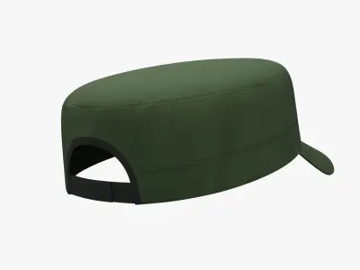 Patrol Cap PBR Low-poly 3D model