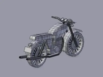 Triumph motorcycle 3D model