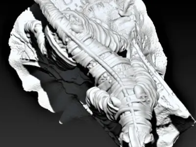 Mummy dog 3D print model