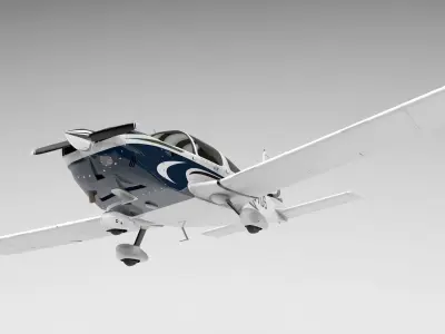 AA-5A Grumman Cheetah Modern Low-poly 3D model