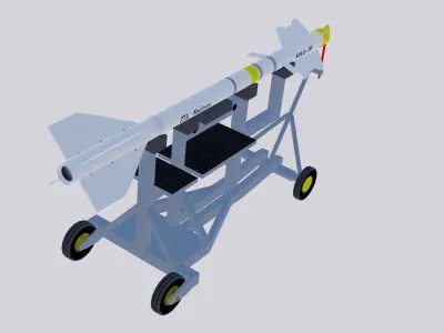 MAA-1B Piranha 3D model