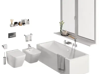 Bathroom Set Part 2 3D model